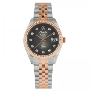 Alexandre Christie AC 5013 Silver Rosegold Black LDBTRBA2